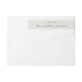 Effen kleur beige trouw retouradres