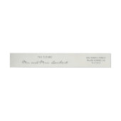 Effen kleur beige trouw retouradres (Individueel)