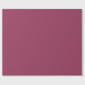 Effen kleur  Blank Retro Bordeaux Classic Cadeaupapier (Vlak)