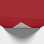 Effen kleur: Cranberryrood Cadeaupapier (Hoek)