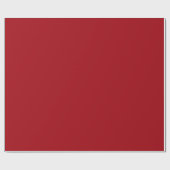 Effen kleur: Cranberryrood Cadeaupapier (Vlak)