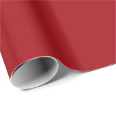 Effen kleur: Cranberryrood Cadeaupapier (Rol Hoek)