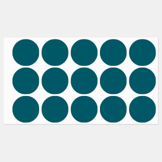 Effen kleur Donker Blauwgroen Labels