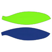 effen kleur donkerblauw en neongroen mini basketbal (Panelen)