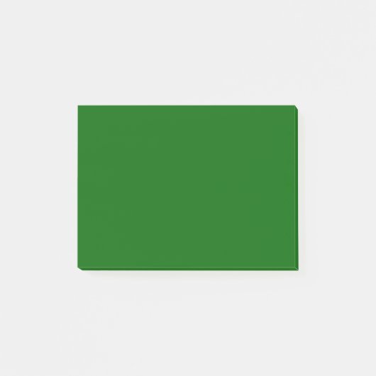Effen kleur donkergroen post-it® notes (Voorkant)
