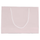 Effen kleur effen blozend roze groot cadeauzakje (Achterkant)