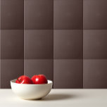 Effen kleur effen bruin cichorei koffie tegeltje<br><div class="desc">Effen kleur effen bruin cichorei koffie ontwerp.</div>