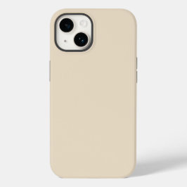 Effen kleur effen Champagne beige Case-Mate iPhone 14 Hoesje