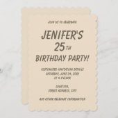 Effen kleur effen Champagne beige Kaart (Voorkant / Achterkant)