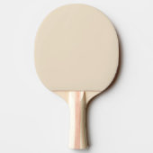 Effen kleur effen Champagne beige Tafeltennisbatje (Achterkant)