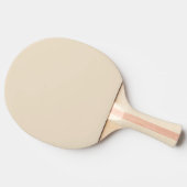 Effen kleur effen Champagne beige Tafeltennisbatje (Zijkant)