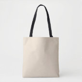 Effen kleur effen Champagne beige Tote Bag (Voorkant)