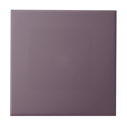 Effen kleur effen donker donker plum paarse tegeltje (Voorkant)