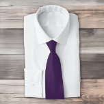 Effen kleur effen donker paarse acai berry stropdas<br><div class="desc">Effen kleur effen donker paarse acai berry ontwerp.</div>