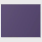 Effen kleur effen donker paarse Violet Indigo Cadeaupapier (Vlak)