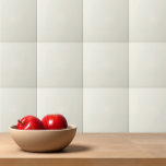 Effen kleur effen Ecru Wit Tegeltje<br><div class="desc">Effen kleur effen Ecru Wit ontwerp.</div>