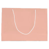 Effen kleur effen eenvoudige delicate tropische pe groot cadeauzakje (Achterkant)