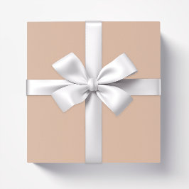 Effen kleur effen kasjmier beige cadeaupapier