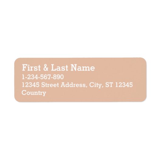 Effen kleur effen kasjmier beige etiket (Voorkant)