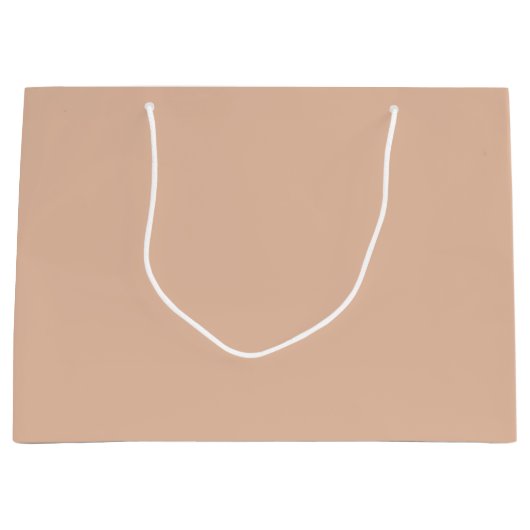 Effen kleur effen kasjmier beige groot cadeauzakje (Voorkant)
