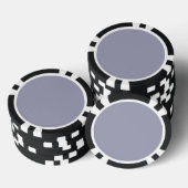 Effen kleur effen Languid Lavendel Poker Chips (Opstapeling)