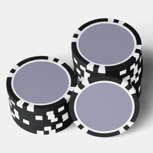 Effen kleur effen Languid Lavendel Poker Chips (Opstapeling)