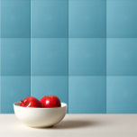 Effen kleur effen licht Blauwe Mist Tegeltje<br><div class="desc">Stevige kleur duidelijk licht Blauw Mist ontwerp.</div>