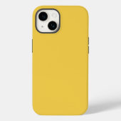 Effen kleur effen Marigold Geel Case-Mate iPhone Case (Achterkant)