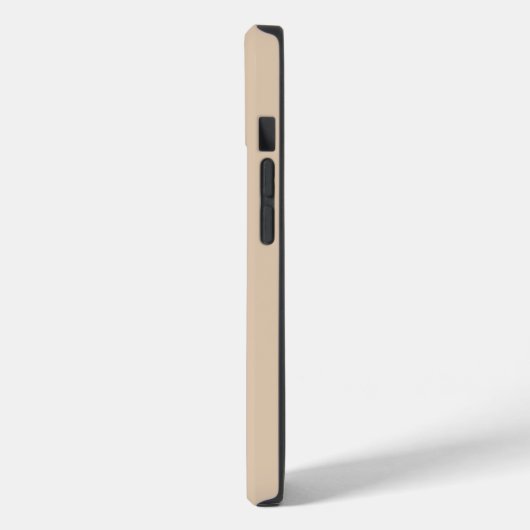 Effen kleur effen Palomino beige Case-Mate iPhone Case (Achterkant / Links)