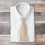 Effen kleur effen Palomino beige Stropdas<br><div class="desc">Effen kleur effen Palomino beige ontwerp.</div>