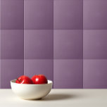 Effen kleur effen stoffige paarse Chinese Violet Tegeltje<br><div class="desc">Effen kleur effen stoffige paarse Chinese Violet ontwerp.</div>