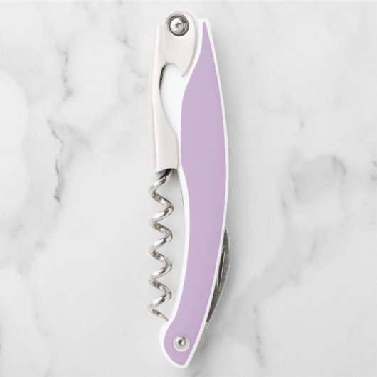 Effen kleur effen wisteria licht paarse kurkentrekker (Voorkant)