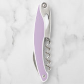 Effen kleur effen wisteria licht paarse kurkentrekker (Achterkant)