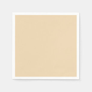 Effen kleur effen zand beige nederlands wit servet