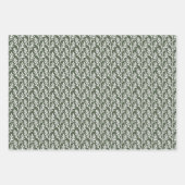 Effen kleur Forest Moss donkergroen Inpakpapier Vel (Voorkant 3)