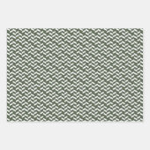 Effen kleur Forest Moss donkergroen Inpakpapier Vel (Voorkant 2)