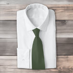 Effen kleur Forest Moss donkergroen Stropdas<br><div class="desc">Effen kleur Forest Moss donkergroen ontwerp.</div>