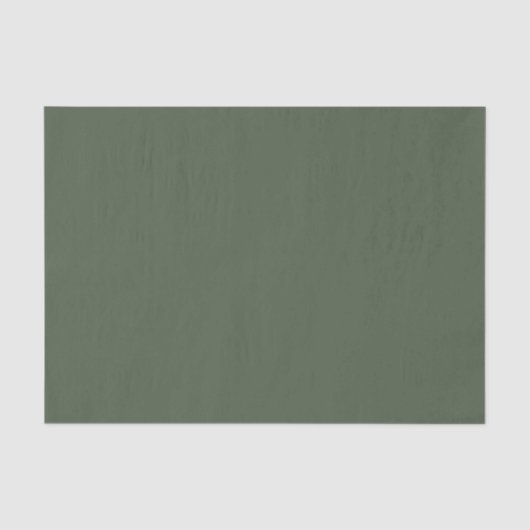 Effen kleur Forest Moss donkergroen Tissuepapier (Voorkant)