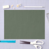 Effen kleur Forest Moss donkergroen Tissuepapier (Craft)