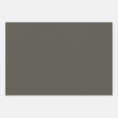 Effen kleur Forest Shadow groen grijs Inpakpapier Vel (Voorkant)