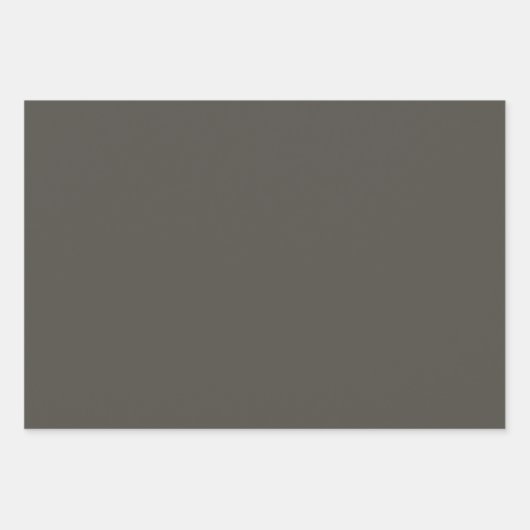 Effen kleur Forest Shadow groen grijs Inpakpapier Vel (Voorkant)