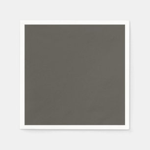 Effen kleur Forest Shadow groen grijs Servet