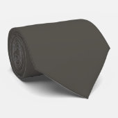 Effen kleur Forest Shadow groen grijs Stropdas (Opgerold)