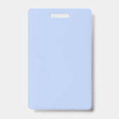Effen kleur gewoon periwinkle lichtblauw badge (Achterkant)