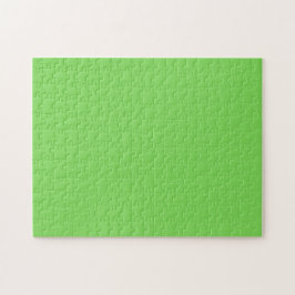 Effen kleur groen legpuzzel
