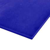 Effen kleur kobaltblauw snijplank (Hoek)