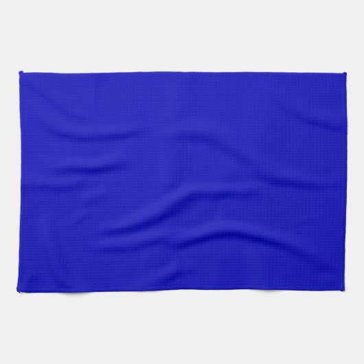 Effen kleur kobaltblauw theedoek (Horizontaal)