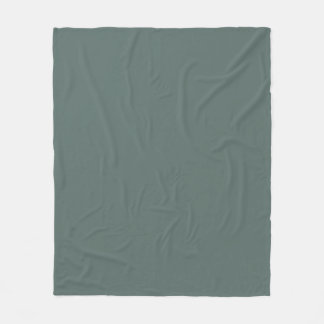 Effen kleur koele neutrale groene ondertoon 2026 C Fleece Deken