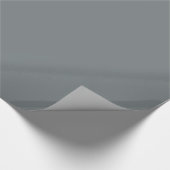 Effen kleur: Koolgrijs Cadeaupapier (Hoek)