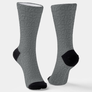 Effen kleur met toegevoegd ontwerp bemanning sokke sokken